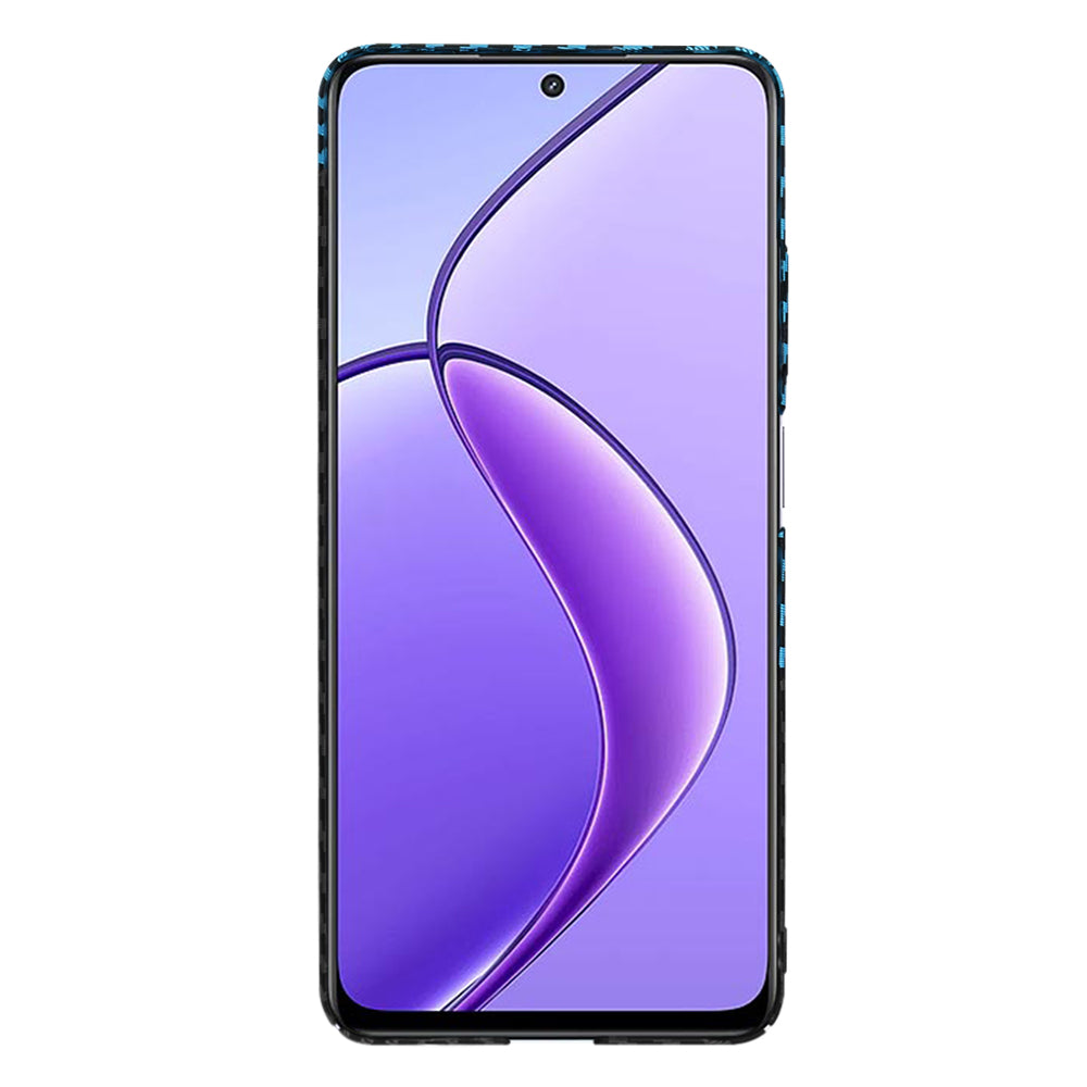 Tok Realme 12x / 12-hez, Techsuit, Carbonite FiberShell, Fekete Kék