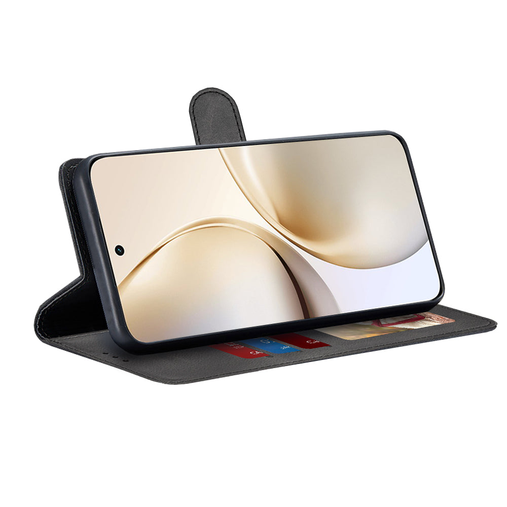 Tok Realme 14 Pro+ készülékhez, Techsuit, Diary Book, Fekete