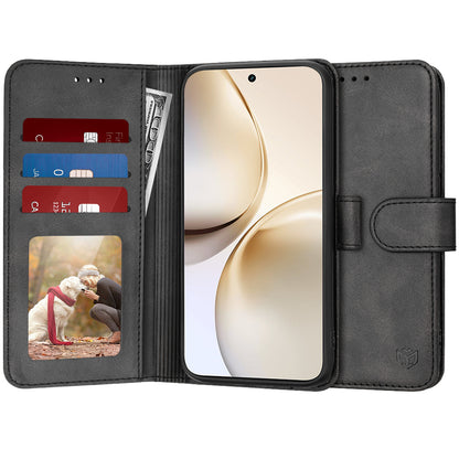 Tok Realme 14 Pro+ készülékhez, Techsuit, Diary Book, Fekete