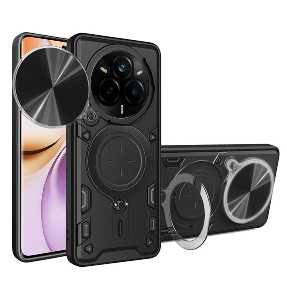 Tok Realme 14 Pro-hoz, Techsuit, CamGuard Pro, Fekete