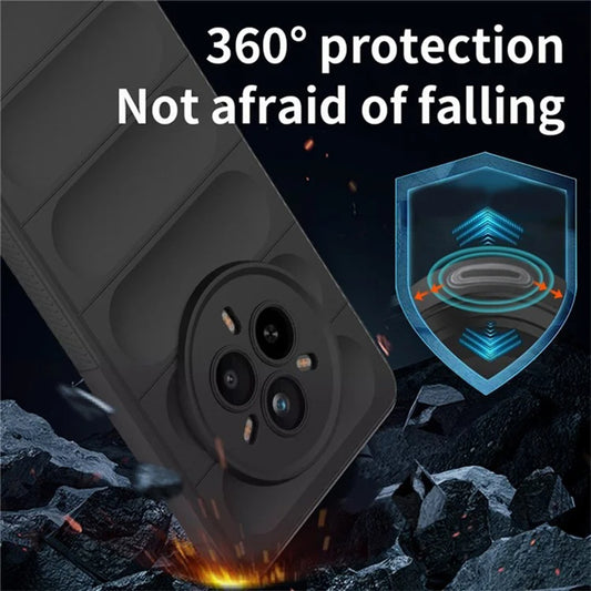 Tok Realme 14 Pro-hoz, Techsuit, Magic Shield, Fekete