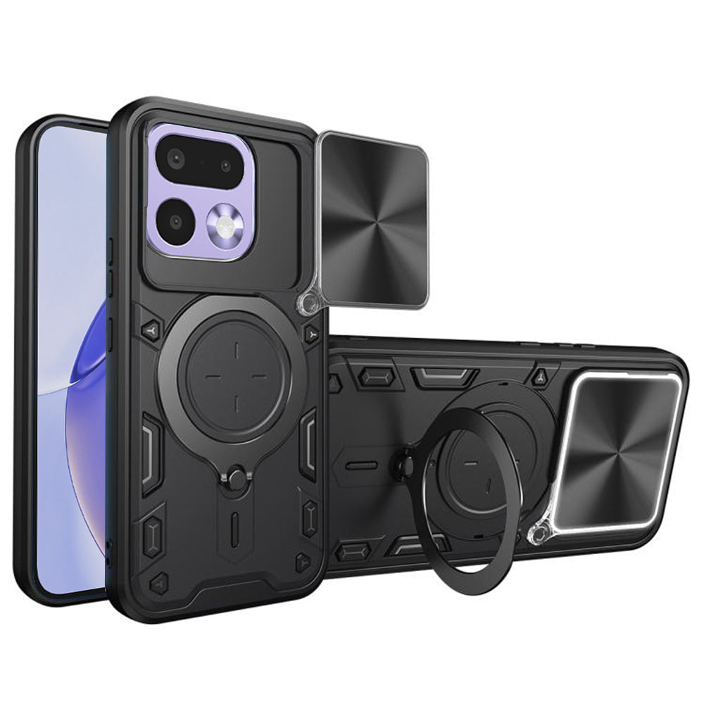 Tok Realme 16 Pro-hoz, Techsuit, CamGuard Pro, Fekete