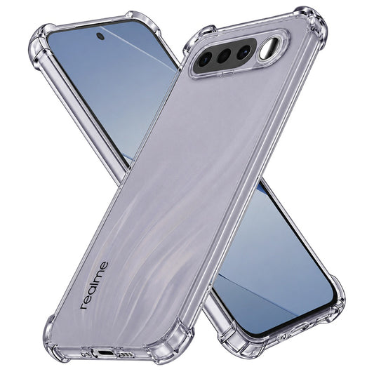 Tok Realme 16-hoz, Techsuit, Ütésálló Átlátszó, Füstös