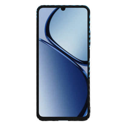 Case for Realme C63 / C61, Techsuit, Carbonite FiberShell, Black Blue