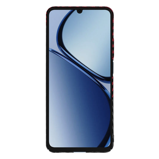 Tok Realme C63 / C61-hez, Techsuit, Carbonite FiberShell, Fekete Piros