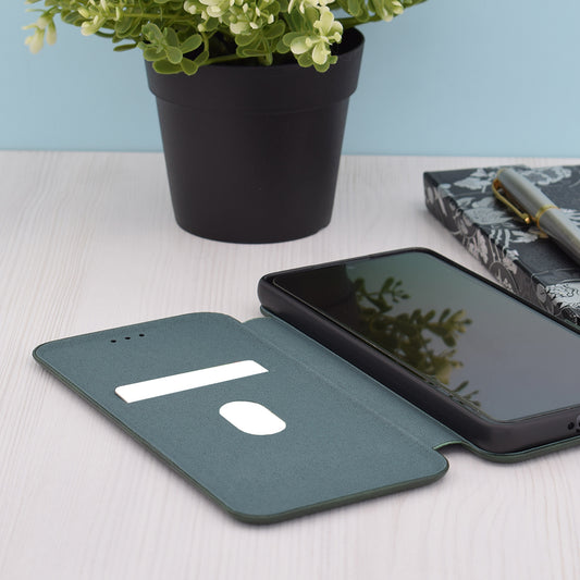 Tok Realme C67 4G-hez, Techsuit, Safe Wallet Plus, Zöld