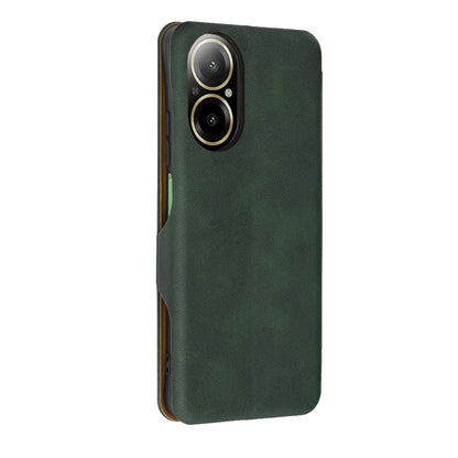 Tok Realme C67 4G-hez, Techsuit, Safe Wallet Plus, Zöld