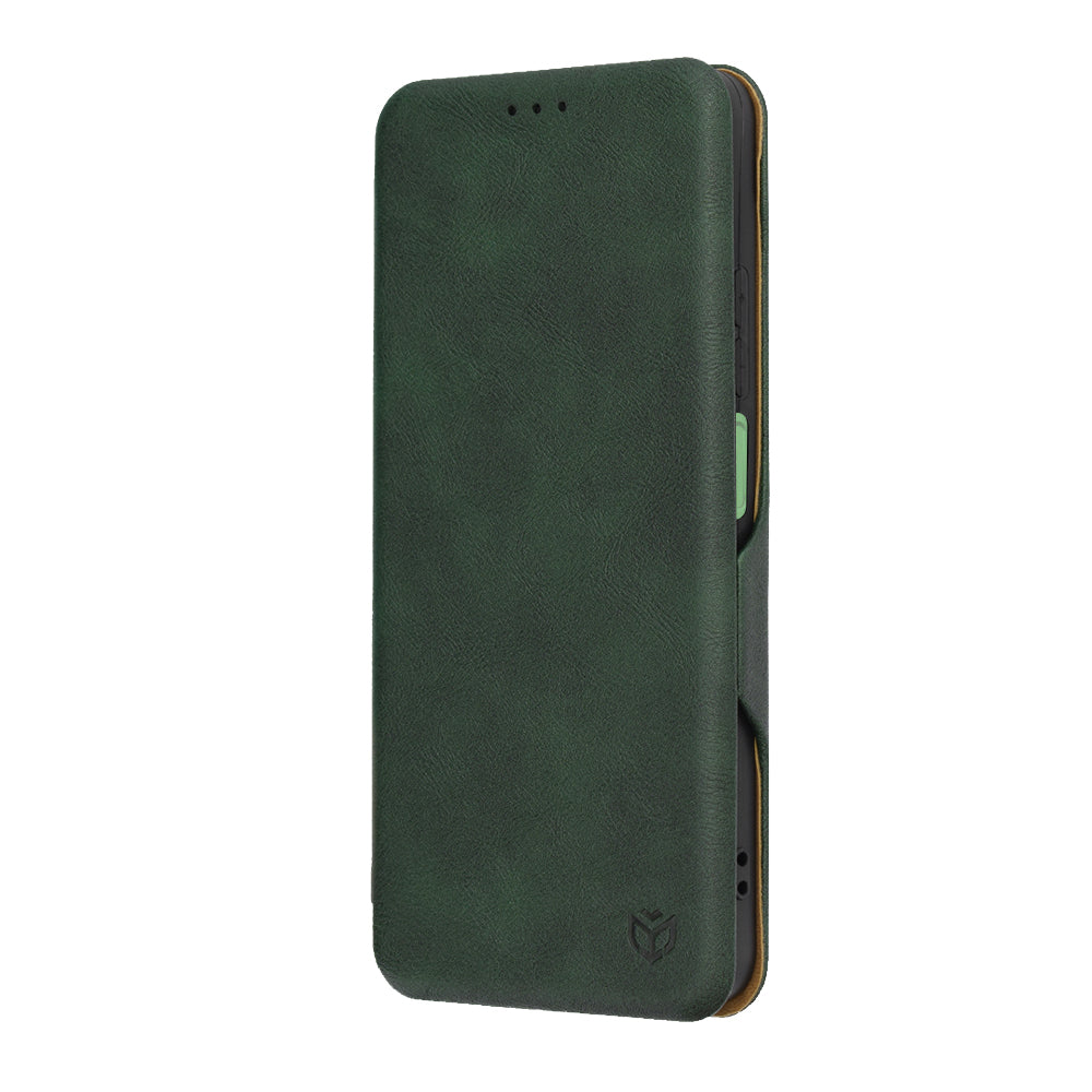 Tok Realme C67 4G-hez, Techsuit, Safe Wallet Plus, Zöld