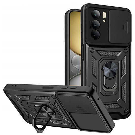 Tok Realme C75 5G / 14x-hez, Techsuit, CamShield, Fekete