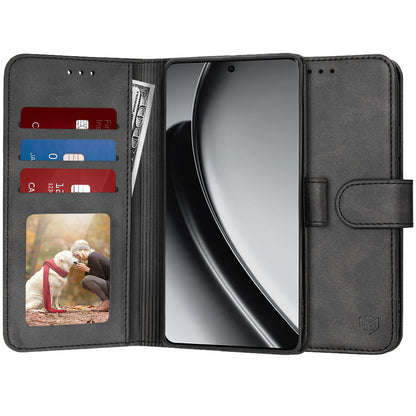 Case for Realme GT 6T / GT 6, Techsuit, Diary Book, Black