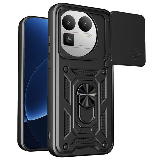 Tok a Realme GT 8 Pro-hoz, Techsuit, CamShield (kerek kamera kivágás), Fekete