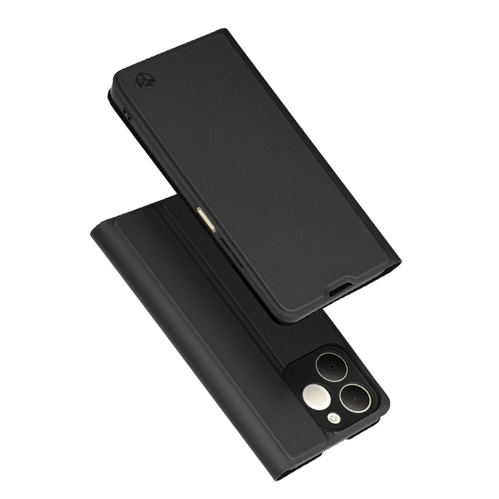 Tok a Realme Note 70T-hez, Techsuit, Magskin Book, Fekete