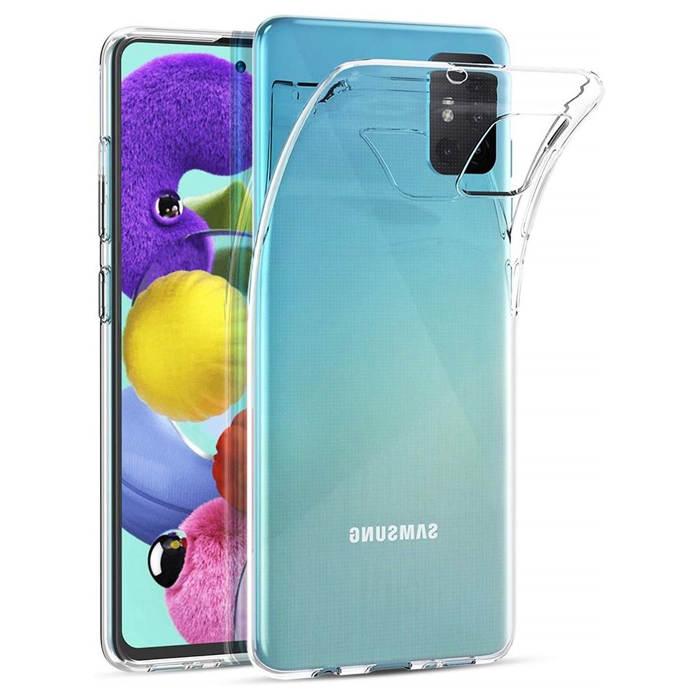 Tok Samsung Galaxy A51 A515-hez, OEM, vékony, átlátszó