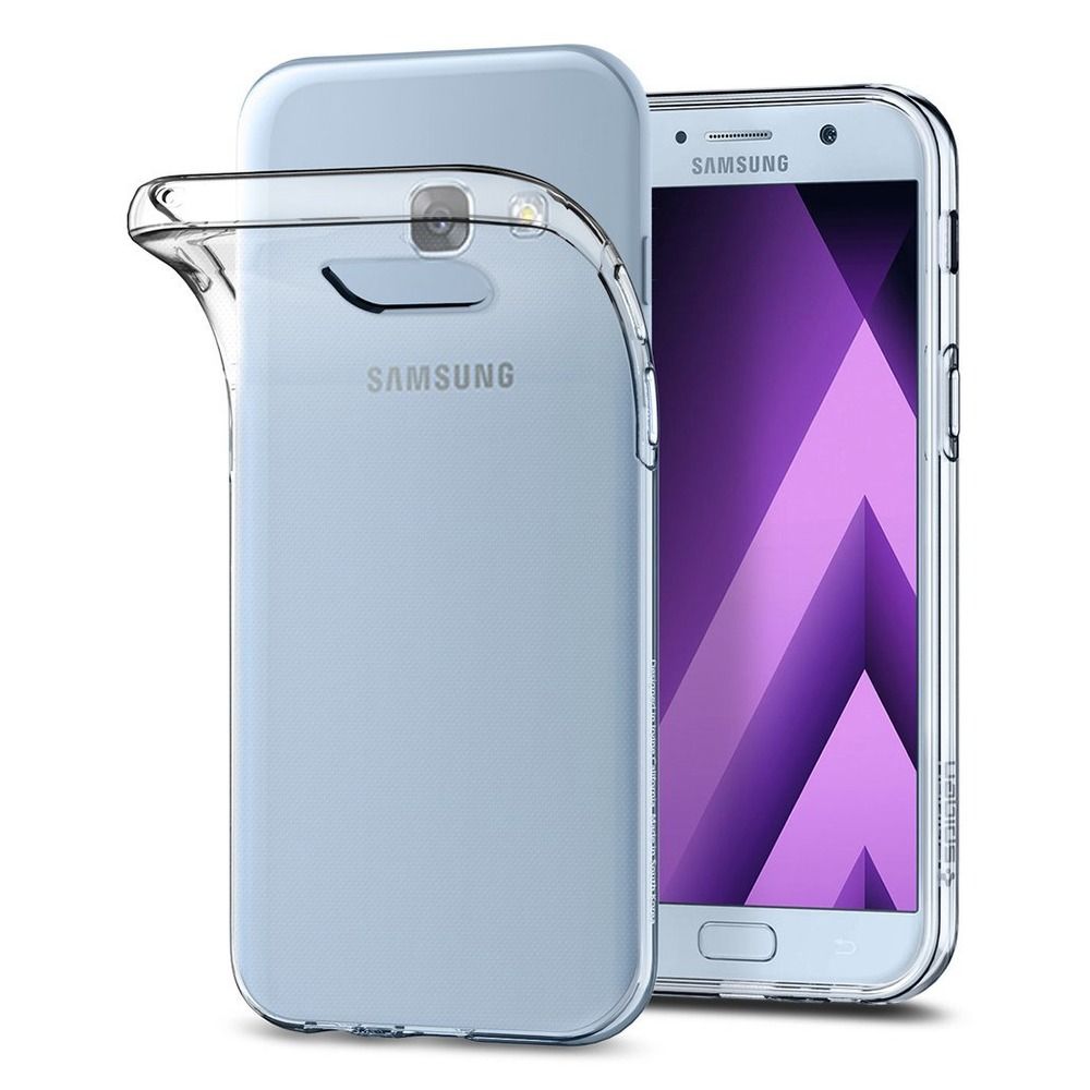 Tok Samsung Galaxy A8 (2018) A530-hoz, OEM, Ultra Vékony, 0,5 mm, Átlátszó