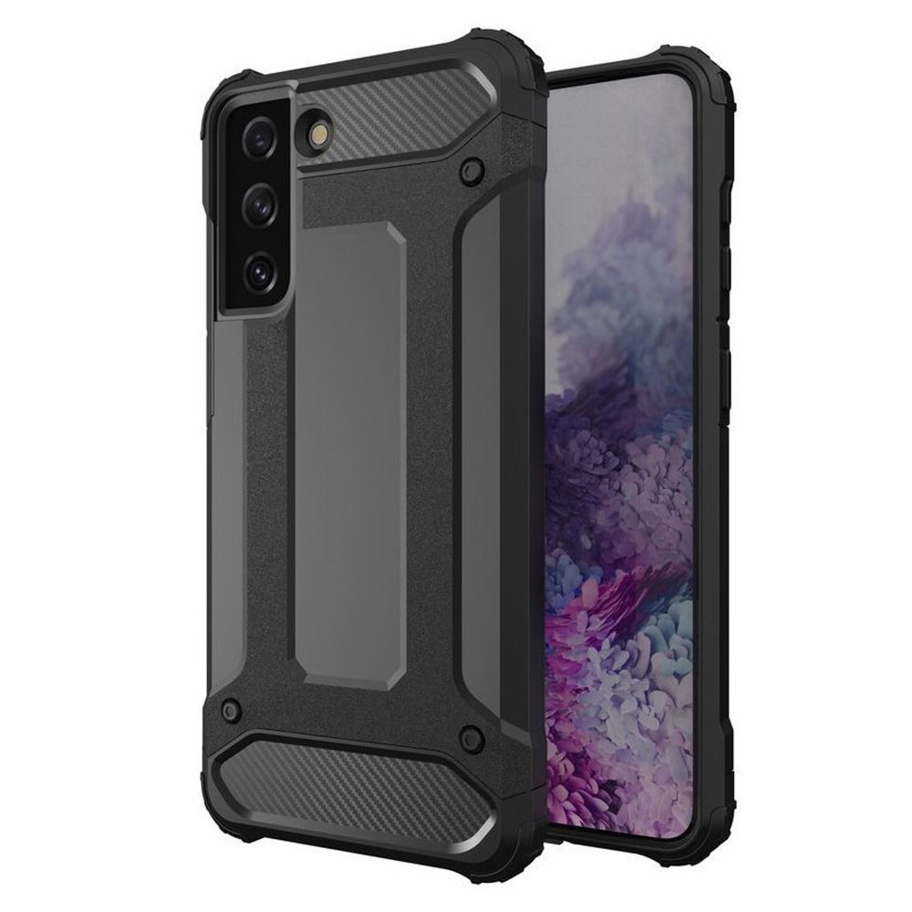 Tok Samsung Galaxy S22 5G S901-hez, OEM, Armor, Fekete