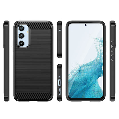 Tok Samsung Galaxy A54 A546-hez, OEM, karbon, fekete