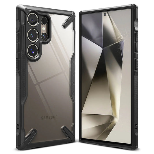 Tok Samsung Galaxy S24 Ultra S928-hoz, Ringke, Fusion X, Fekete