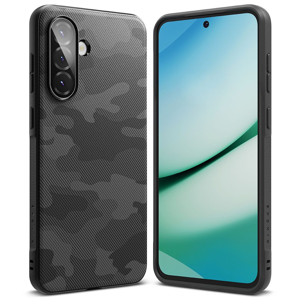 Tok Samsung Galaxy A36 A366-hoz, Ringke, Onyx Camo, Fekete