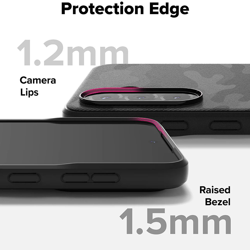 Tok Samsung Galaxy A56 A566 / A36 A366 készülékhez, Ringke, Onyx Camo, Fekete