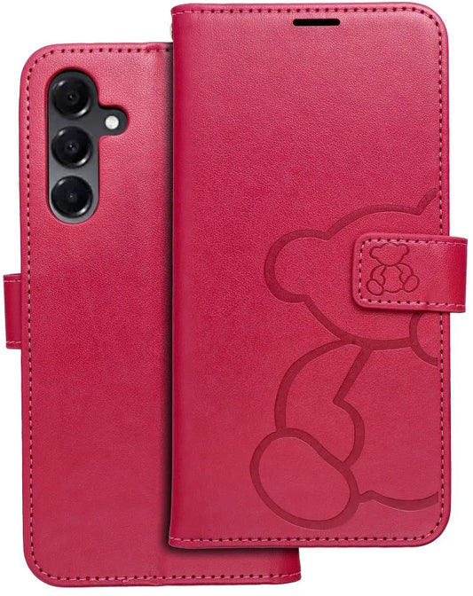 Tok Samsung Galaxy A16 5G A166-hoz, OEM, MEZZO Teddy Bear, Magenta