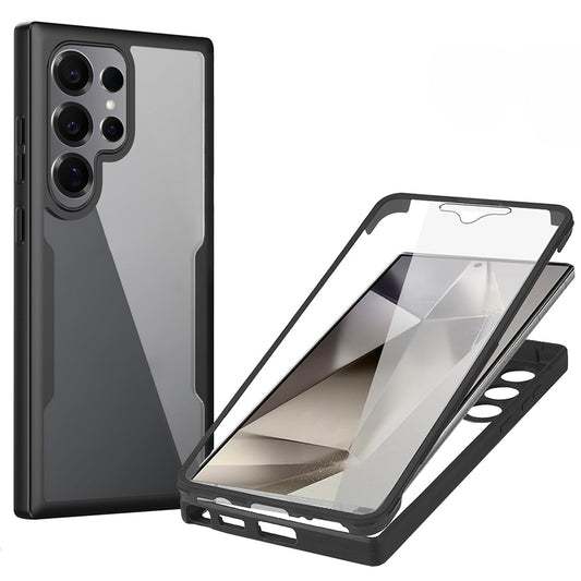Tok Samsung Galaxy S25 Ultra S938-hoz, Techsuit, ColorVerse 360, Fekete