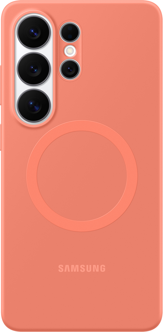 Tok Samsung Galaxy S26 Ultra S948-hez, Szilikon Mágneses Tok, Piros EF-ES948COEGWW