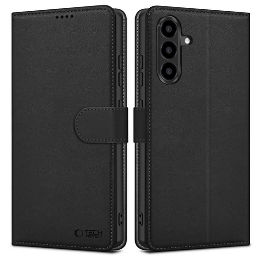 Tok Samsung Galaxy A37 5G / A56 A566 / A36 A366 készülékhez, Tech-Protect, Wallet, Fekete