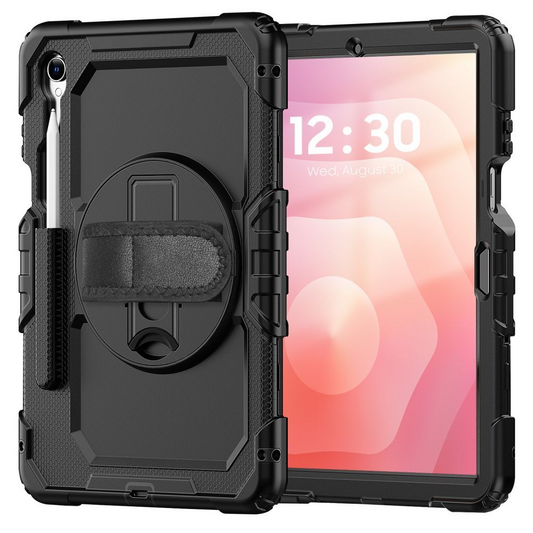 Tok Samsung Galaxy Tab S11-hez, Tech-Protect, Solid360, Fekete