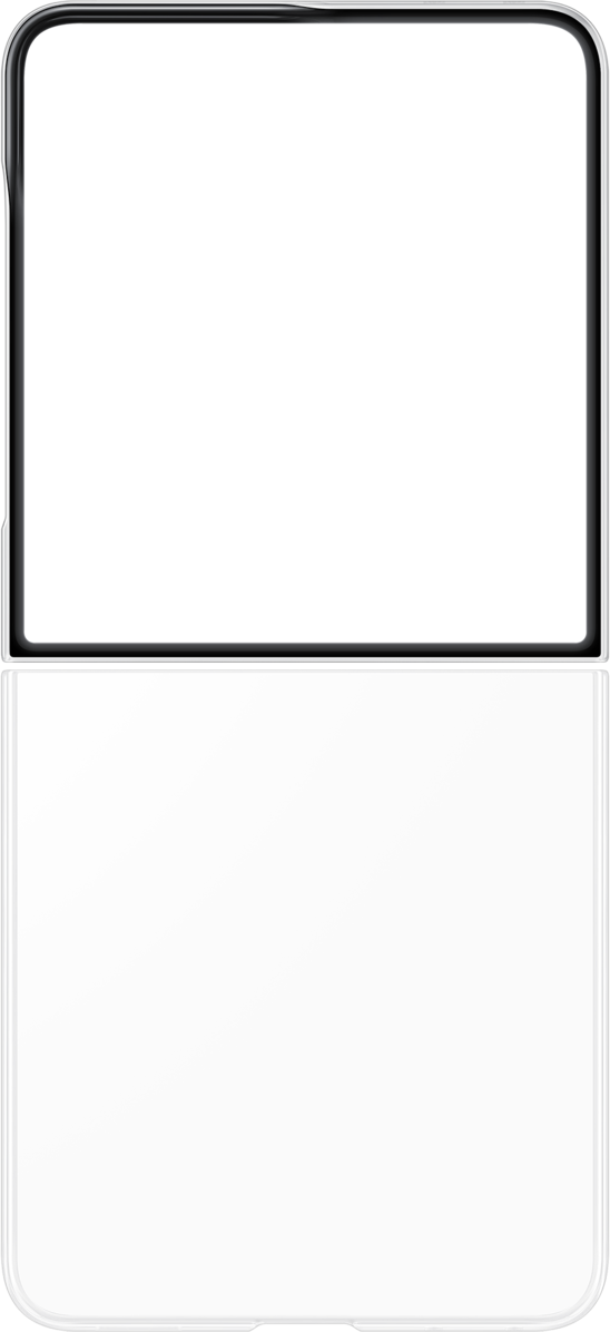 Samsung Galaxy Z Flip8 F776 tok, Átlátszó tok, Átlátszó EF-QF776CTEGWW