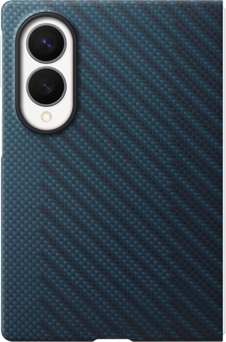 Samsung Galaxy Z Fold8 F971 tok, Carbon Magnet Case, Tengerészkék EF-KF971SNEGWW