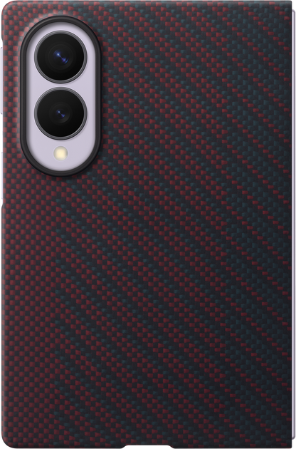 Tok Samsung Galaxy Z Fold8 F971-hez, Carbon Magnet Case, Piros EF-KF971SREGWW
