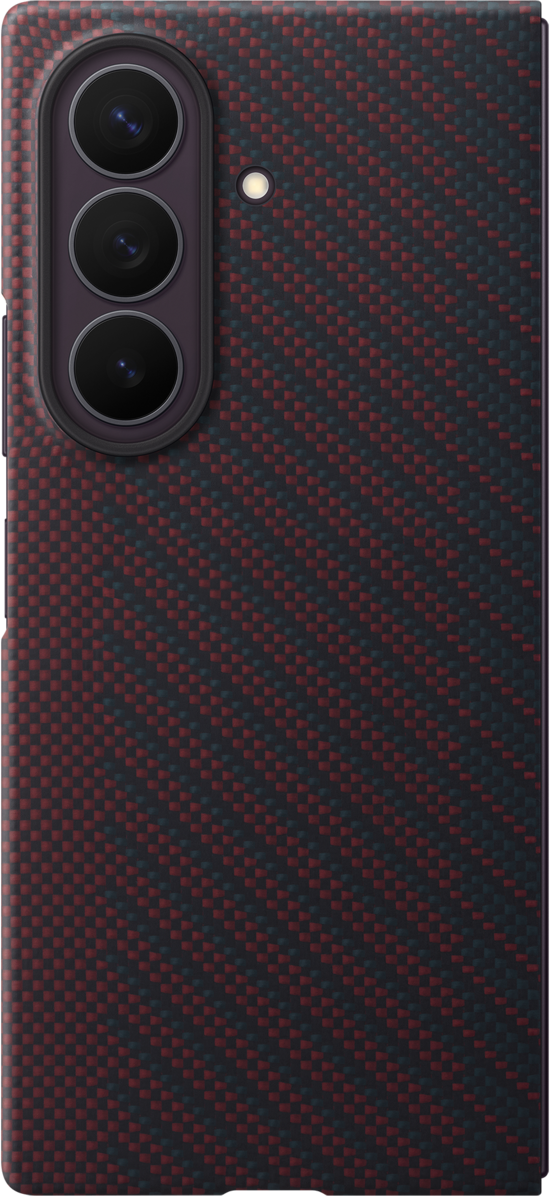 Tok Samsung Galaxy Z Fold8 Ultra F976-hez, Carbon Magnet Case, Piros EF-KF976SREGWW