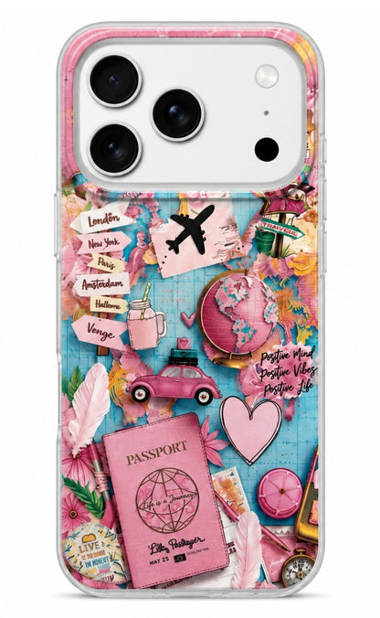 Tok Samsung Galaxy A07 5G A076 / A07 4G A075 készülékhez, Perfect Case, Dreamora Pink Flight, Többszínű