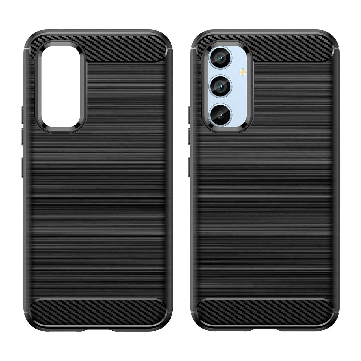 Tok Samsung Galaxy A54 A546-hez, OEM, karbon, fekete