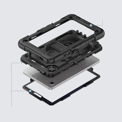 Tok Samsung Galaxy Tab A11+ / Tab A9+ készülékhez, Tech-Protect, Solid360, Fekete