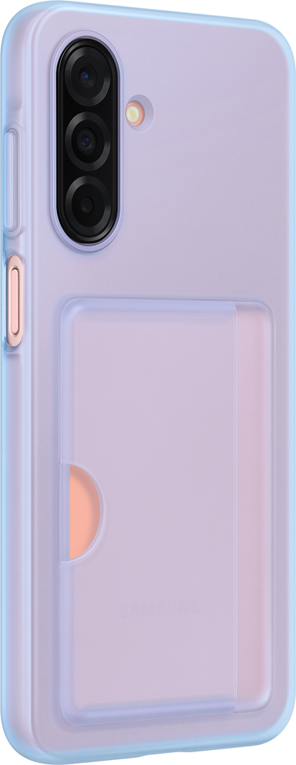 Tok Samsung Galaxy A26 A266 készülékhez, Kártyatartó tok, Kék EF-OA266TLEGWW