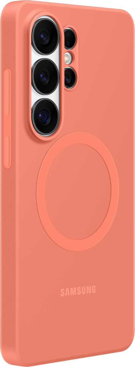 Tok Samsung Galaxy S26 Ultra S948-hez, Szilikon Mágneses Tok, Piros EF-ES948COEGWW