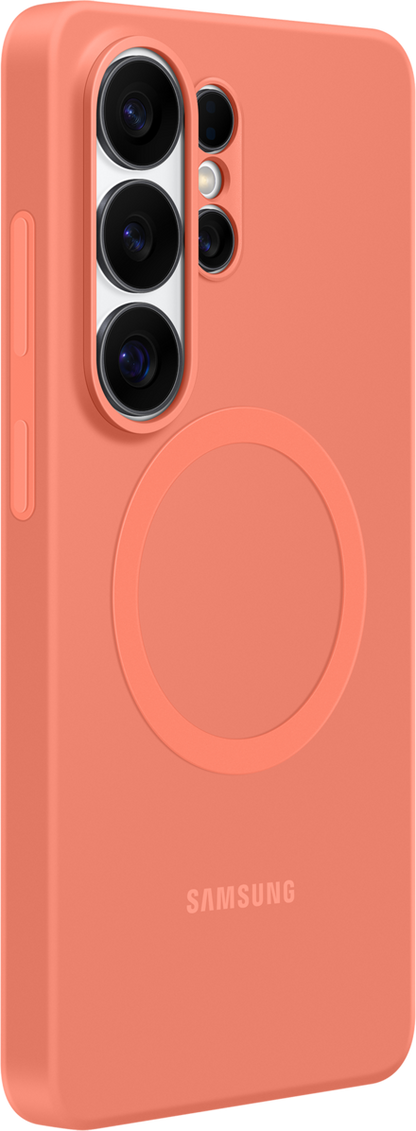 Tok Samsung Galaxy S26 Ultra S948-hez, Szilikon Mágneses Tok, Piros EF-ES948COEGWW