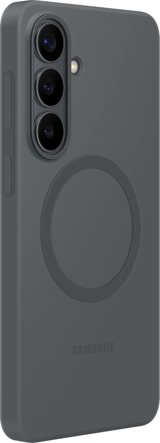 Tok Samsung Galaxy S26 Plus S947-hez, Szilikon Mágneses Tok, Fekete EF-ES947CBEGWW