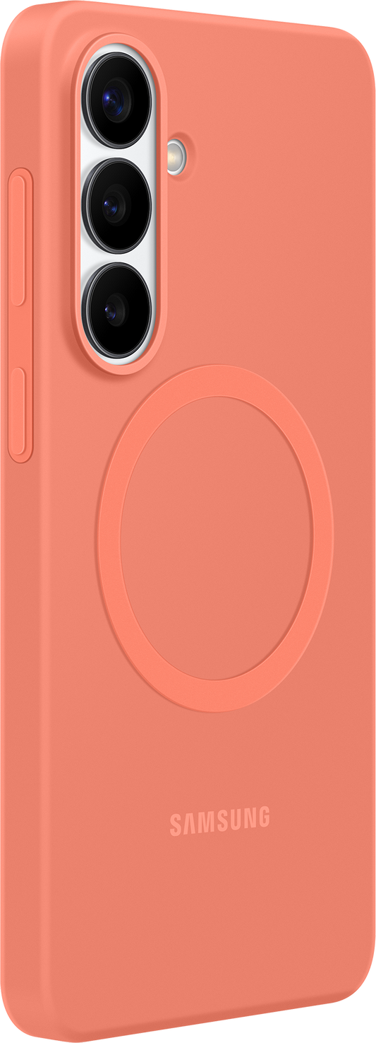 Tok Samsung Galaxy S26 Plus S947-hez, Szilikon Mágneses Tok, Rózsaszín EF-ES947COEGWW