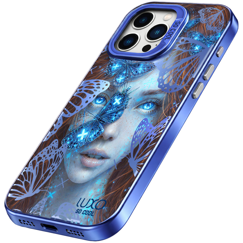 Tok Samsung Galaxy S25 Ultra S938-hoz, LUXO So CooL, ArcadiA Butterfly Girl, Többszínű