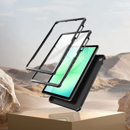 Tok Samsung Galaxy Tab A11+ / Tab A9+ készülékhez, Tech-Protect, Kevlar Pro, Fekete