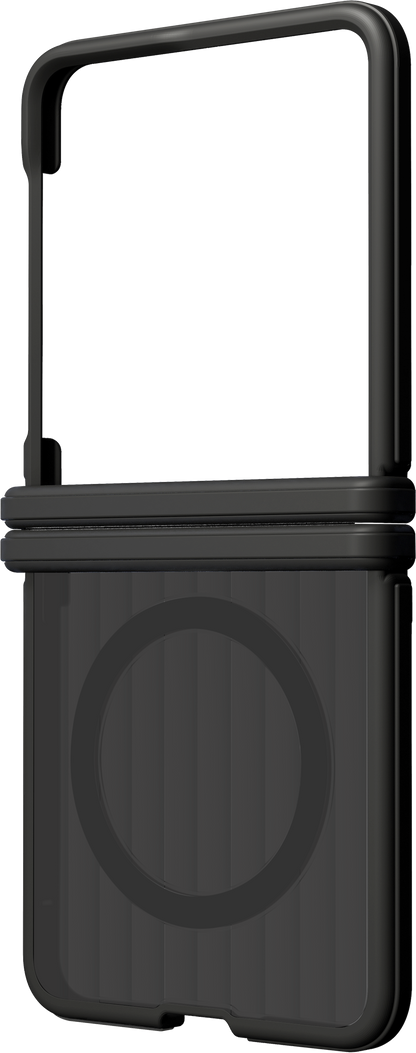 Tok Samsung Galaxy Z Flip8 F776-hez, Hybrid Shield Magnet tok, Fekete GP-FPF776YCBBW