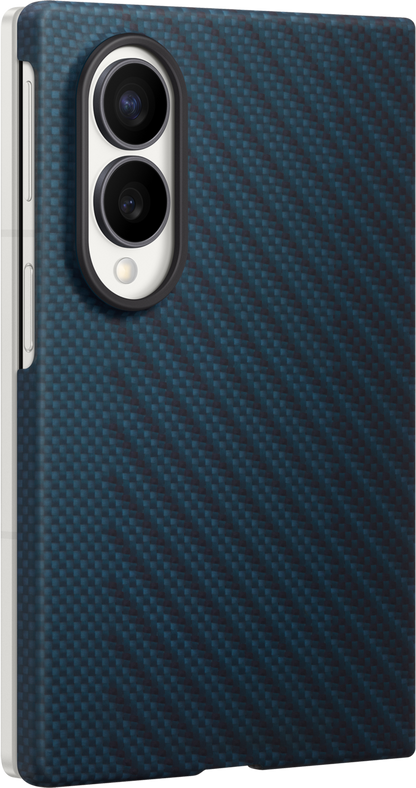 Samsung Galaxy Z Fold8 F971 tok, Carbon Magnet Case, Tengerészkék EF-KF971SNEGWW