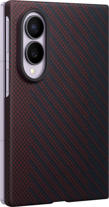 Tok Samsung Galaxy Z Fold8 F971-hez, Carbon Magnet Case, Piros EF-KF971SREGWW
