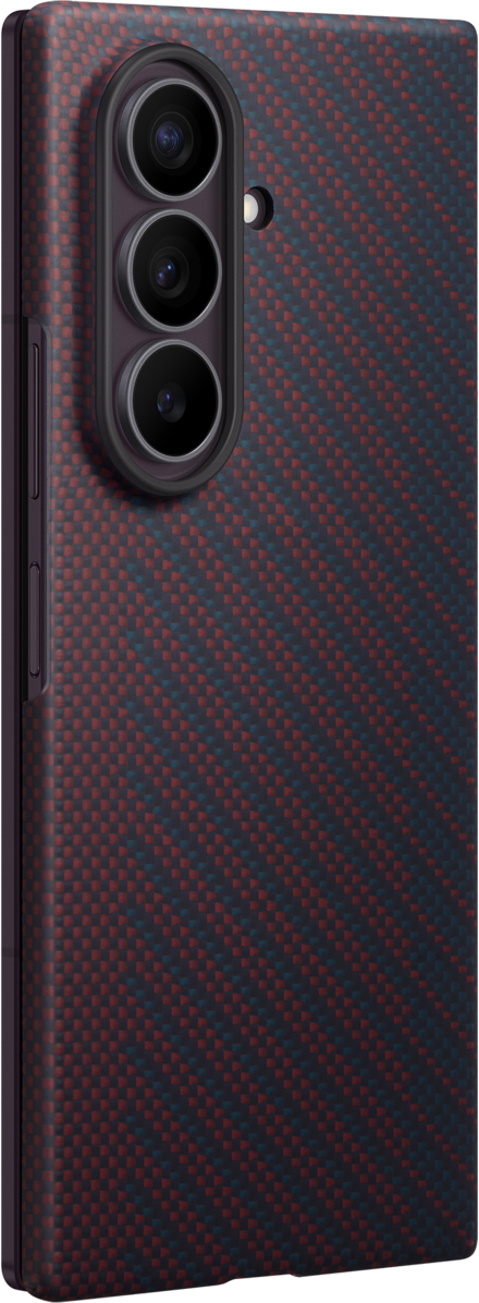 Tok Samsung Galaxy Z Fold8 Ultra F976-hez, Carbon Magnet Case, Piros EF-KF976SREGWW