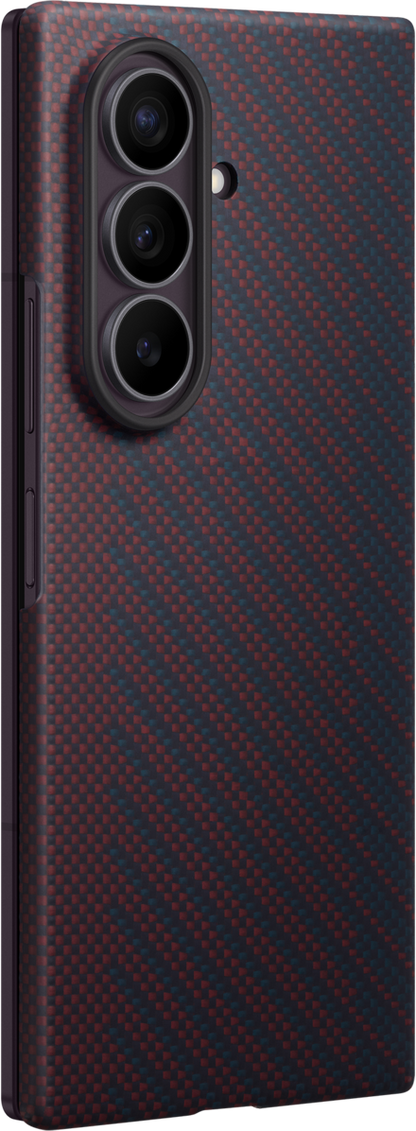 Tok Samsung Galaxy Z Fold8 Ultra F976-hez, Carbon Magnet Case, Piros EF-KF976SREGWW