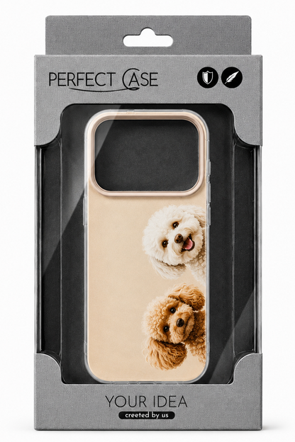 Tok Samsung Galaxy A07 5G A076 / A07 4G A075 készülékhez, Perfect Case, Dreamora Poodle, Többszínű