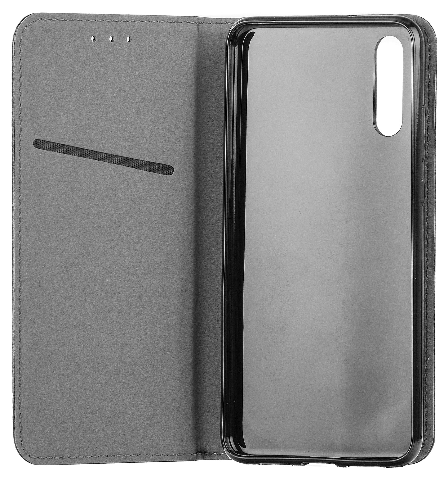 Tok Samsung Galaxy A14 A145 / A14 5G A146-hoz, OEM, Smart Magnetic, Fekete