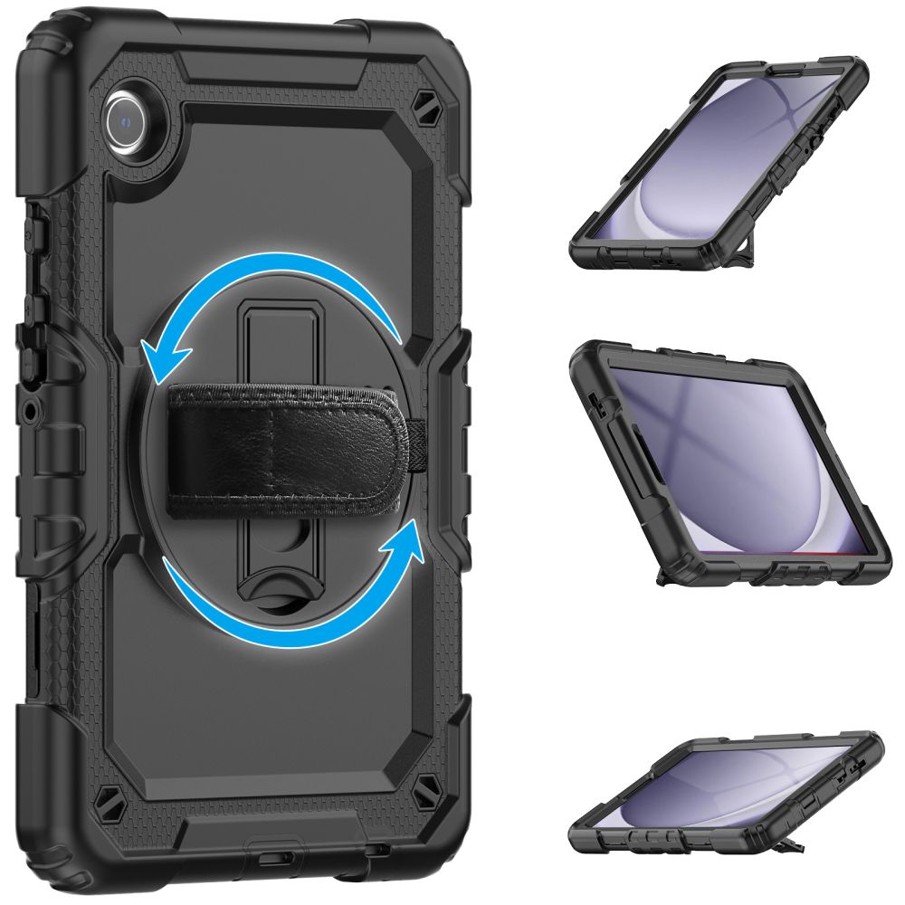 Tok Samsung Galaxy Tab A11+ / Tab A9+ készülékhez, Tech-Protect, Solid360, Fekete